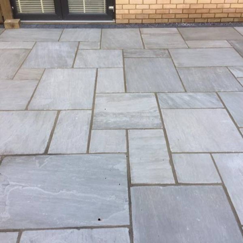 Kandla Grey Indian Sandstone 300 x 300 Earnshaws Fencing Centres